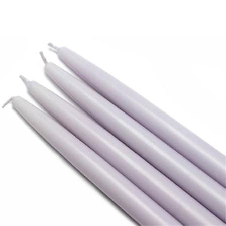 Jeco Jeco CEZ-037 10 in. Taper Candles; Lavender - 12 Piece CEZ-037